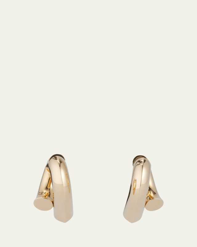 Fairmined Yellow Gold Oera Hoop Earrings
